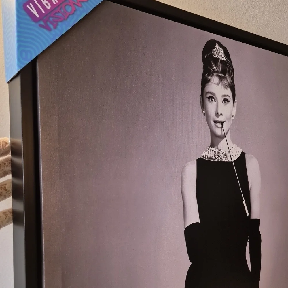 Audrey Hepburn Vibrant Creations Canvas Art